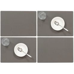 Wicotex Placemat Plain - Luxe - Donkergrijs - 43 X 30 Cm 7 Wicotex Placemat Plain - Luxe - Donkergrijs - 43 X 30 Cm -Het originele servies. cac6cb01ff2841cf84637daac175b134