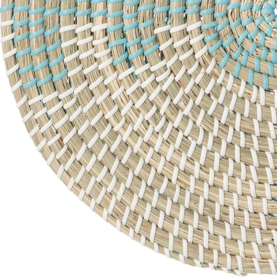 Secret De Gourmet Placemat - Zeegras - Geel-wit - 35 Cm 4 Secret De Gourmet Placemat - Zeegras - Geel-wit - 35 Cm - Afbeelding 2