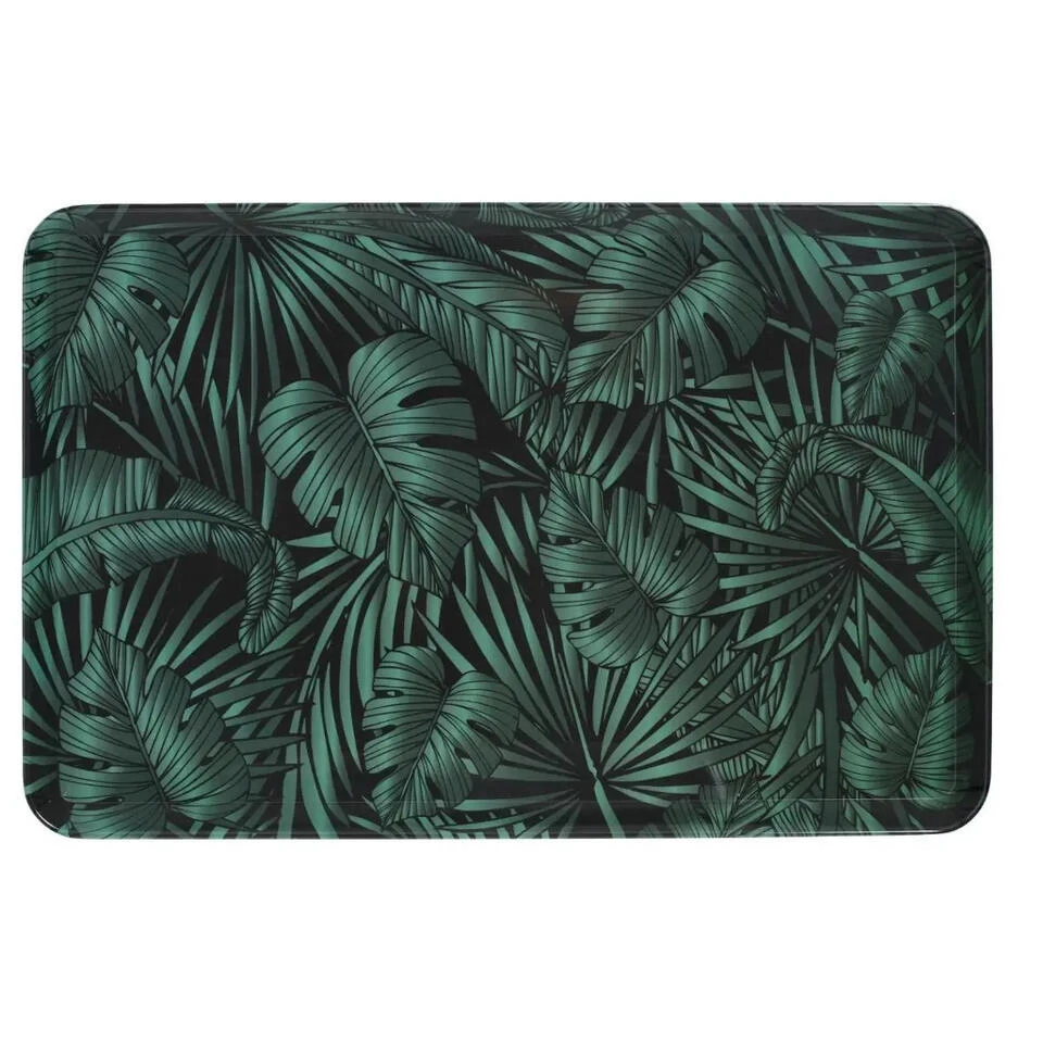 5Five - Dienblad - Jungle Print - Donker Groen 45 X 30 Cm 4 5Five - Dienblad - Jungle Print - Donker Groen 45 X 30 Cm - Afbeelding 2