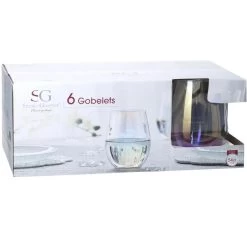 Secret De Gourmet Tumbler Glazen - 6 Stuks - Parelmoer Fantasy - 540 Ml -Het originele servies. e06987eff05942e68eddcee4507f5f6a