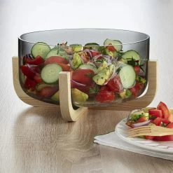 Secret De Gourmet Slakom-voedsel Serveer Schaal- Glas-hout - D24 Cm 7 Secret De Gourmet Slakom-voedsel Serveer Schaal- Glas-hout - D24 Cm -Het originele servies. e216c1cb2cab41df95acc759fb589ac6