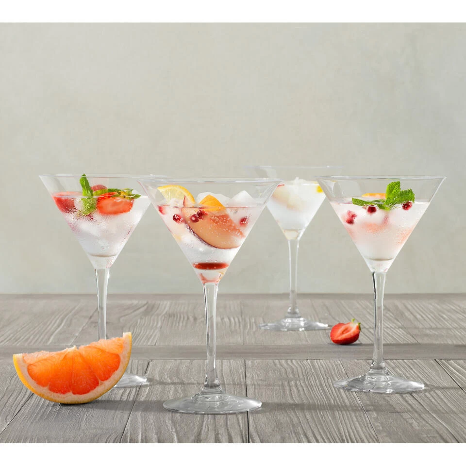 Secret De Gourmet Cocktailglazen/martiniglazen - 4x Stuks - 210 Ml - Transparant 4 Secret De Gourmet Cocktailglazen/martiniglazen - 4x Stuks - 210 Ml - Transparant - Afbeelding 2