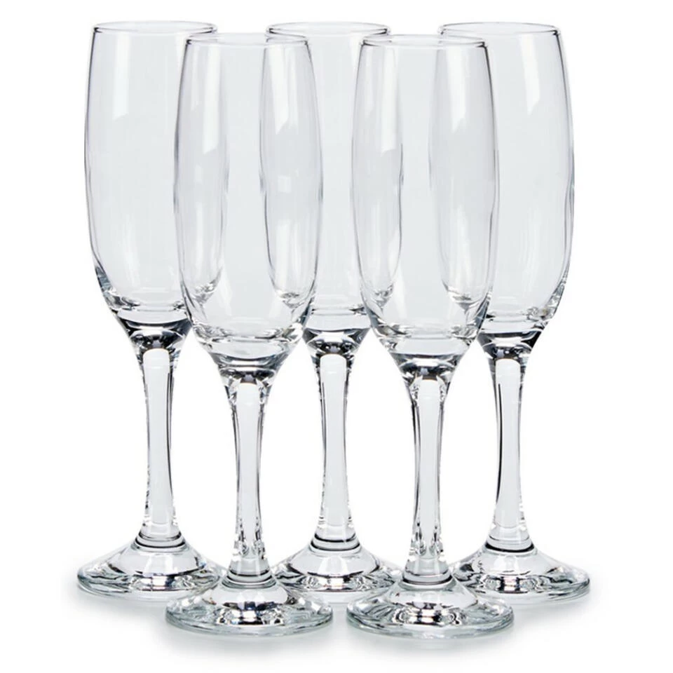 Pasabahce Prosecco/champagneglazen - Glas - Set 6x Stuks - 210 Ml 5 Pasabahce Prosecco/champagneglazen - Glas - Set 6x Stuks - 210 Ml - Afbeelding 3