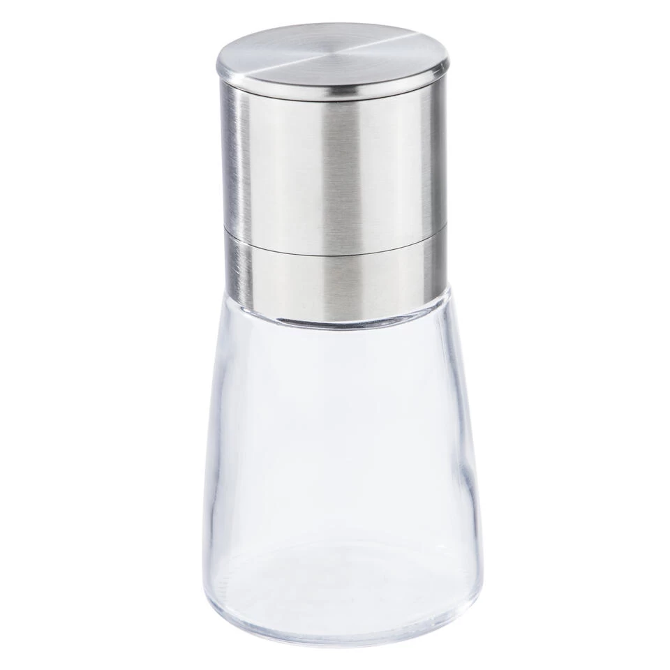 HI Kruidenmolen Set - 3-delig - Elektrisch - RVS Met Glas 4 HI Kruidenmolen Set - 3-delig - Elektrisch - RVS Met Glas - Afbeelding 2