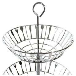 Items Fruitschaal - Etagere - 3-laags - Zilver - Bestek Patroon 7 Items Fruitschaal - Etagere - 3-laags - Zilver - Bestek Patroon -Het originele servies. f60dba452eac460295193df3af9762ab