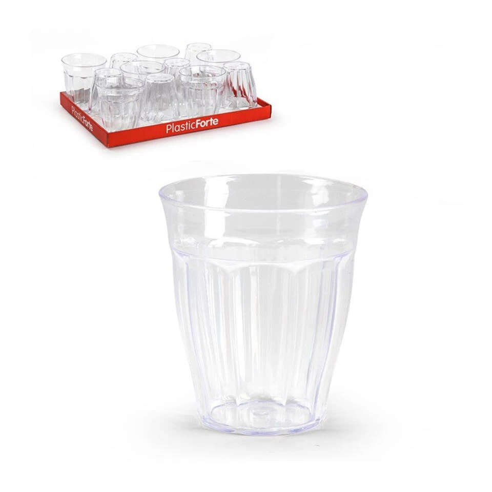 Drinkglazen Picardie - 12 Stuks - Onbreekbaar Kunststof - 250 Ml 4 Drinkglazen Picardie - 12 Stuks - Onbreekbaar Kunststof - 250 Ml - Afbeelding 2