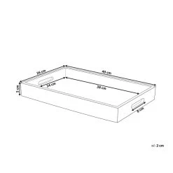 Beliani Blad TYLIS - Lichte Houtkleur Mangohout 8 Beliani Blad TYLIS - Lichte Houtkleur Mangohout -Het originele servies. ff80d3f1b69c438eb0b9b8c65d4079d2